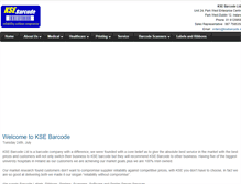 Tablet Screenshot of ksebarcode.ie